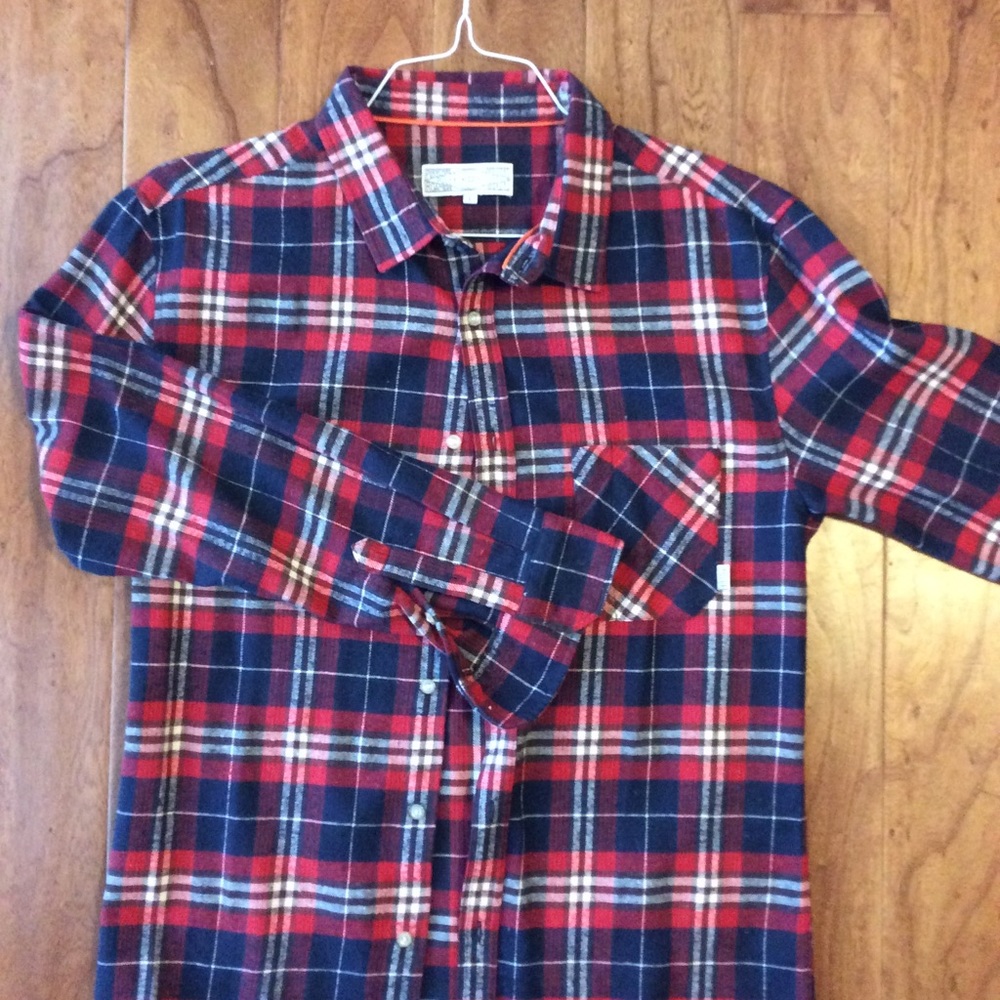 Poler large slim fit flannel